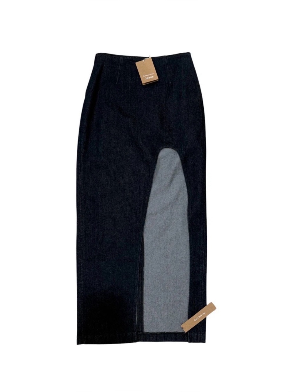 NWT Reformation Paulina Denim Midi Skirt Size 26